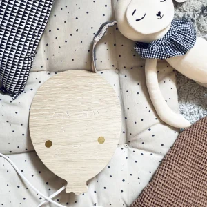 Applique ballon en bois