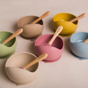 Bol silicone avec sa cuillère