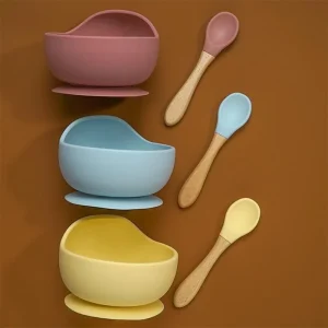 BabyBol | Ensemble Bol + Cuillère en silicone