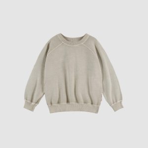 Sweat coton et teinture bio enfant gris – Emile et Ida