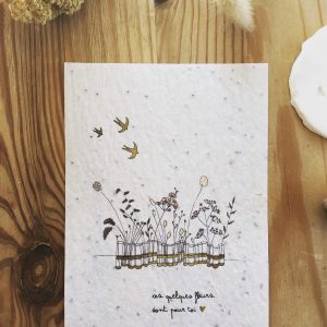 Carte à planter – Petits vases – Suite Creative