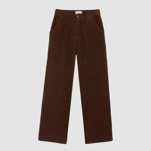 Pantalon wide velours chocolat – Emile et Ida